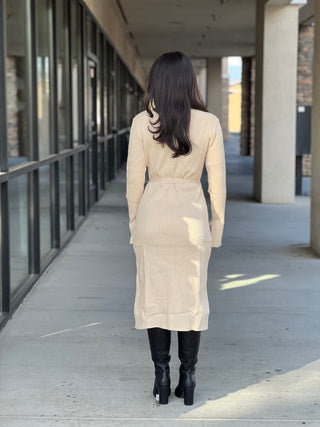 Sonia two in one wrap cardigan/dress