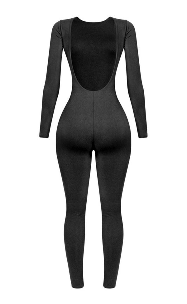 LONG SLEEVE OPEN BACK FULL
LENGTH JUMPSUIT