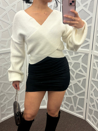 Crisscross sweater