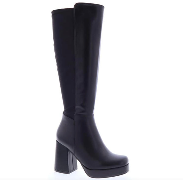 UNDER THE KNEE CHUNKY PLATFORM BOOT