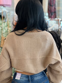 Bolero Knitted Shrug KHAKI